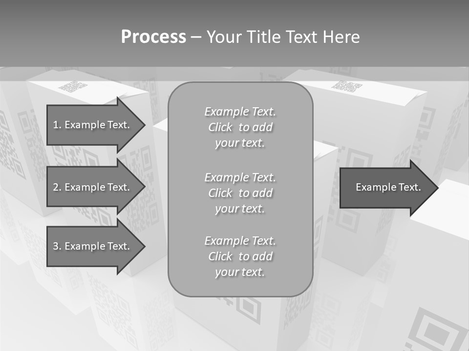 Smart Phone Scanning Symbol PowerPoint Template