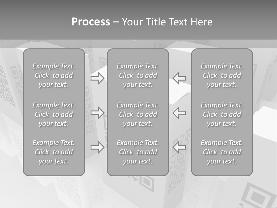 Smart Phone Scanning Symbol PowerPoint Template