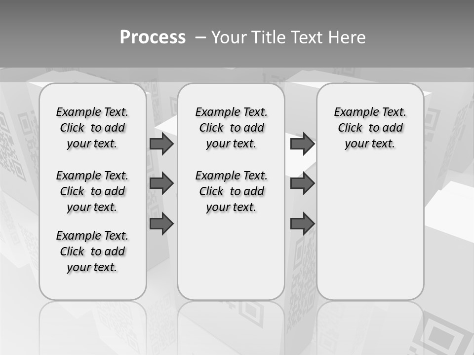 Smart Phone Scanning Symbol PowerPoint Template