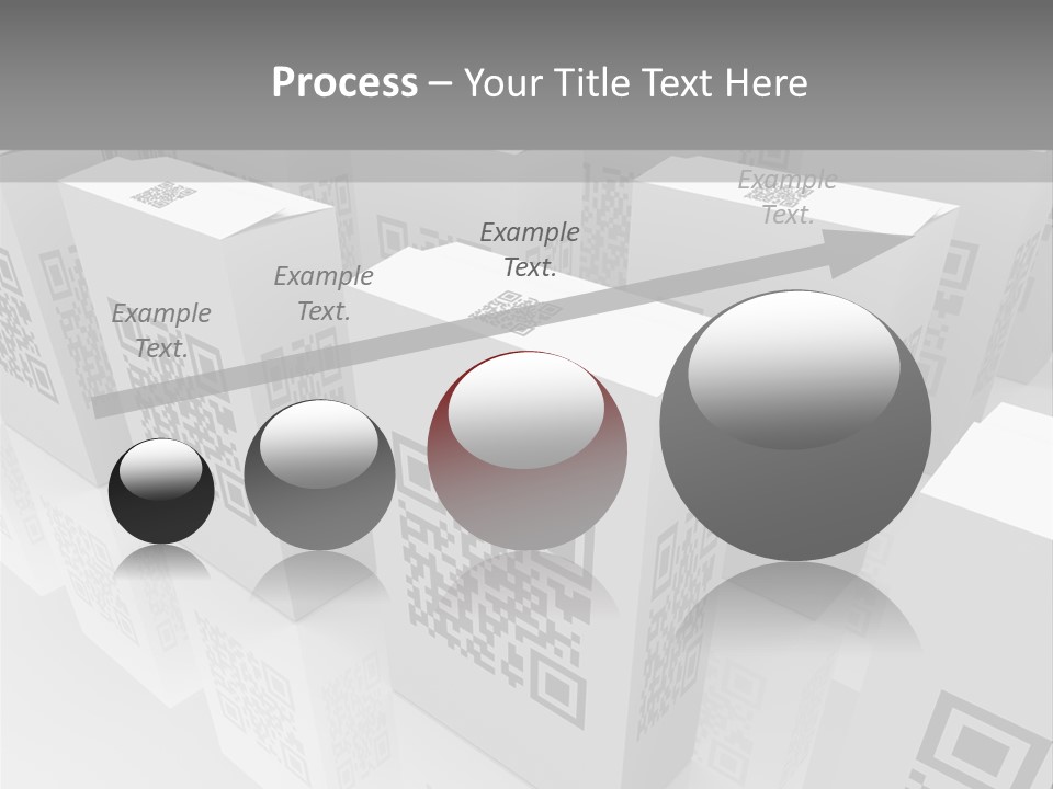 Smart Phone Scanning Symbol PowerPoint Template