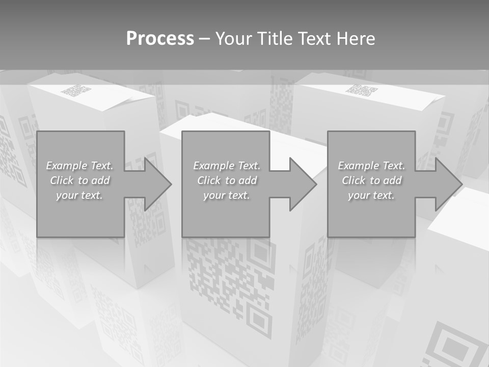 Smart Phone Scanning Symbol PowerPoint Template