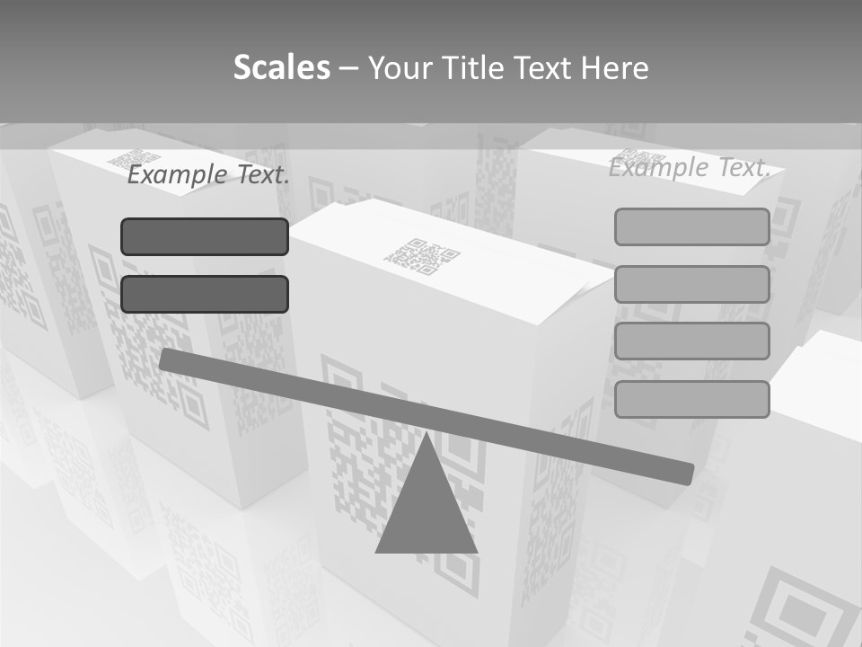Smart Phone Scanning Symbol PowerPoint Template