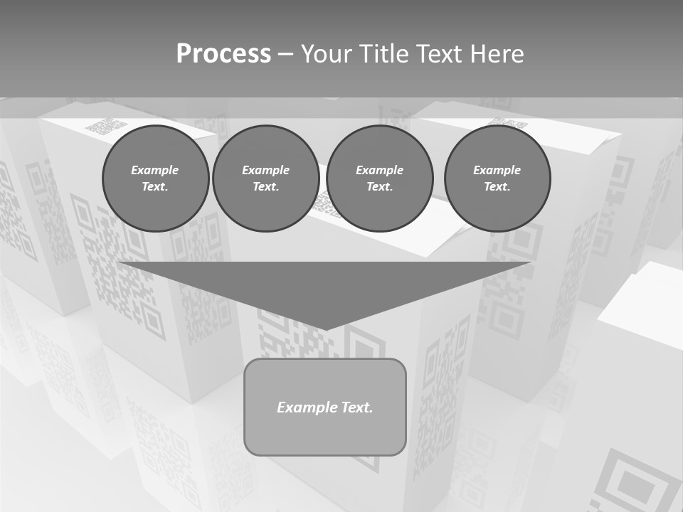 Smart Phone Scanning Symbol PowerPoint Template