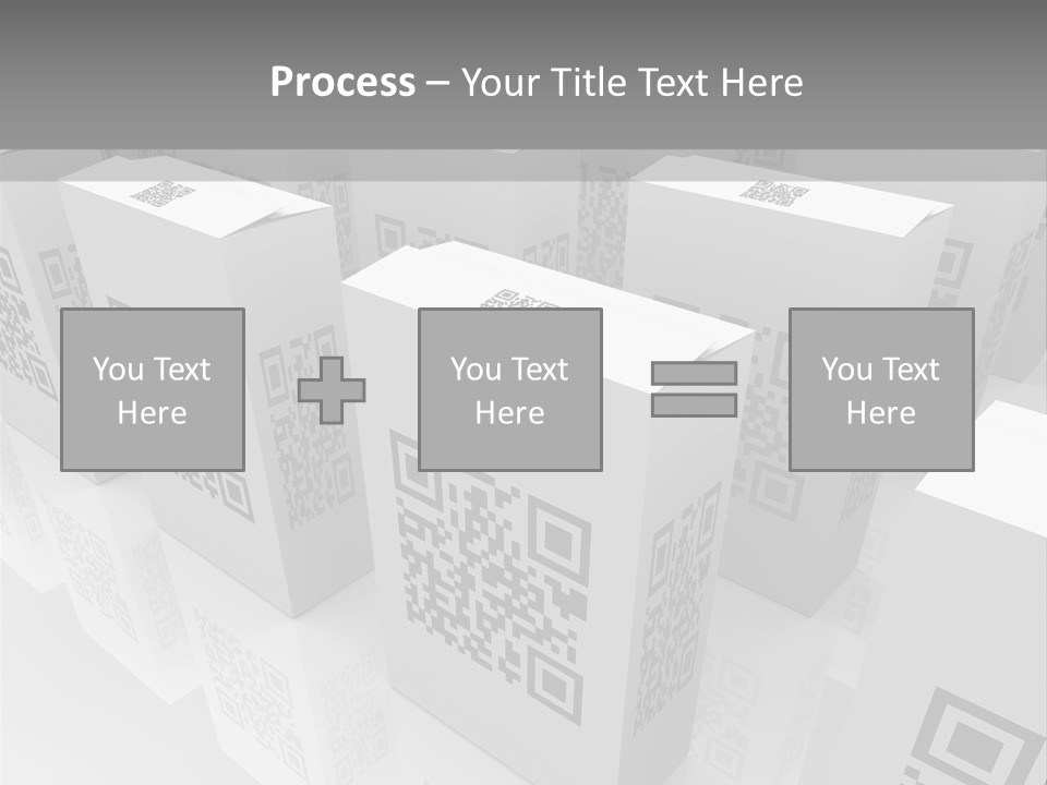 Smart Phone Scanning Symbol PowerPoint Template