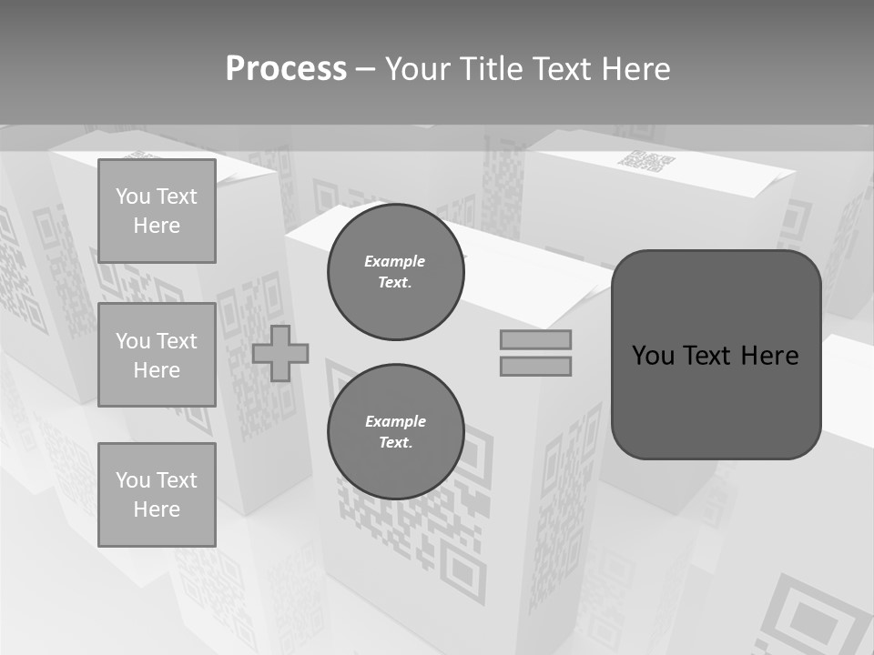 Smart Phone Scanning Symbol PowerPoint Template