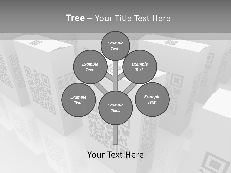 Smart Phone Scanning Symbol PowerPoint Template