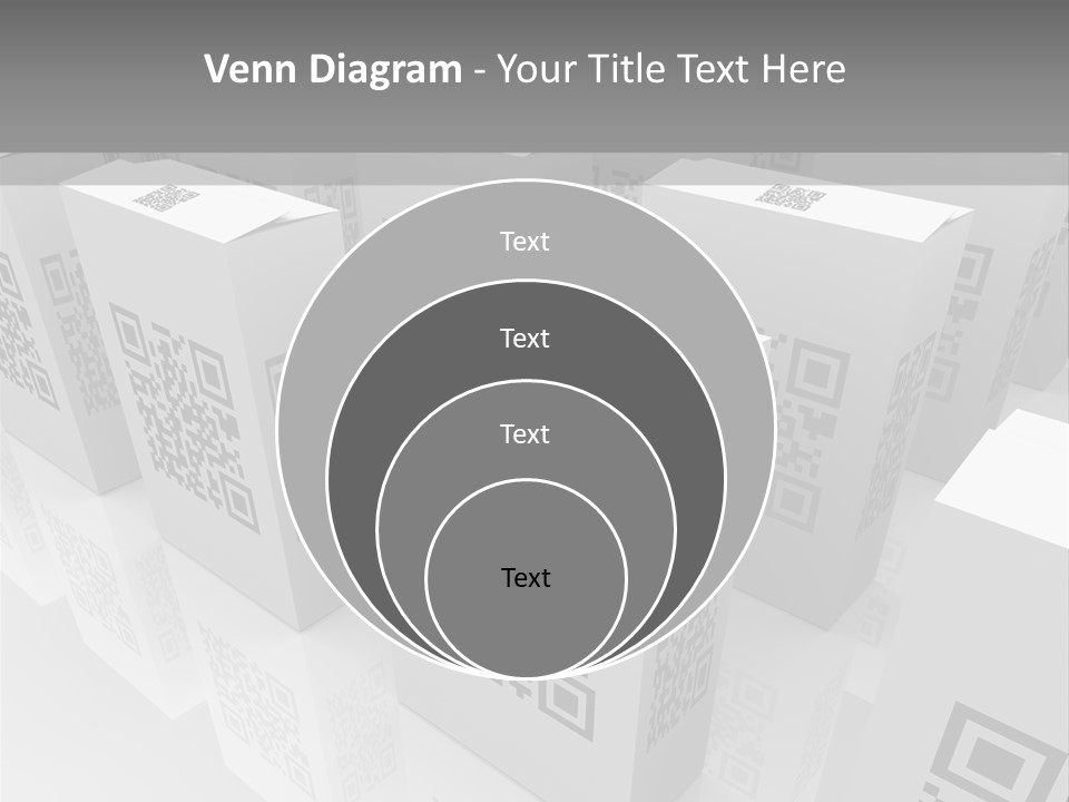 Smart Phone Scanning Symbol PowerPoint Template