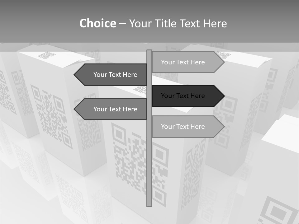Smart Phone Scanning Symbol PowerPoint Template