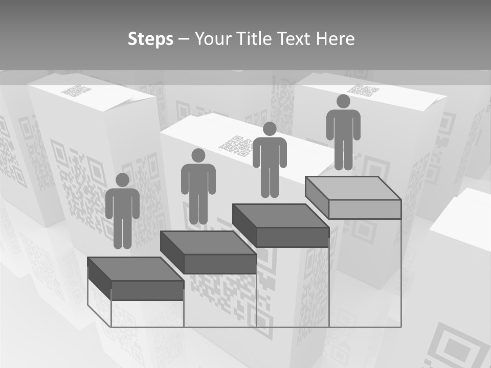 Smart Phone Scanning Symbol PowerPoint Template