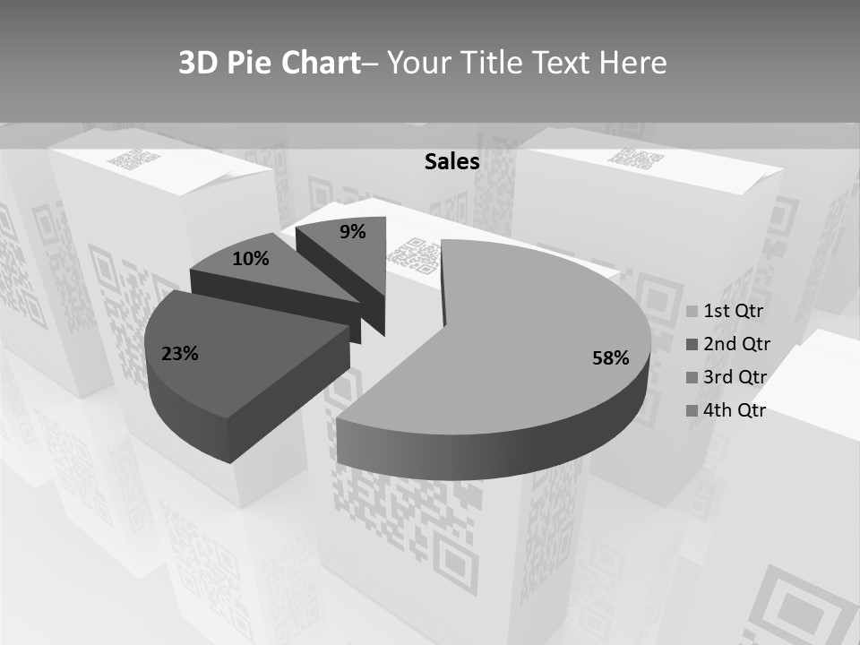 Smart Phone Scanning Symbol PowerPoint Template