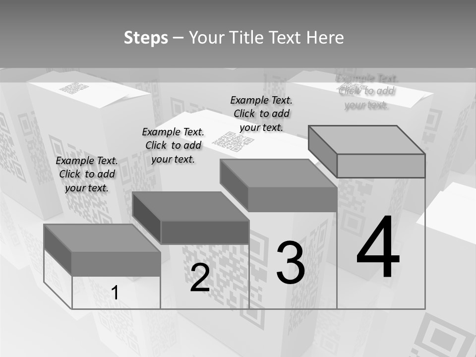 Smart Phone Scanning Symbol PowerPoint Template