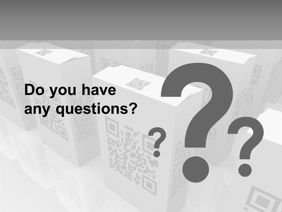 Smart Phone Scanning Symbol PowerPoint Template