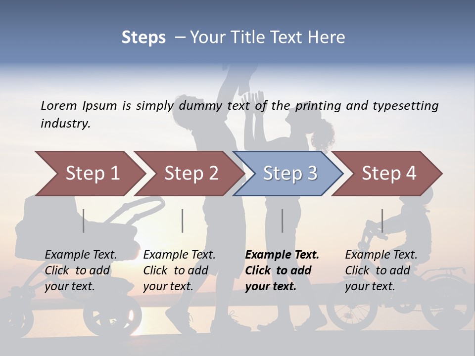Dad Happy Parenthood PowerPoint Template