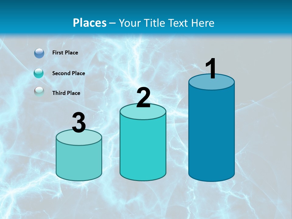 Cyan Power Art PowerPoint Template