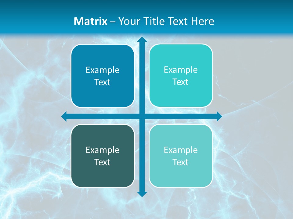 Cyan Power Art PowerPoint Template