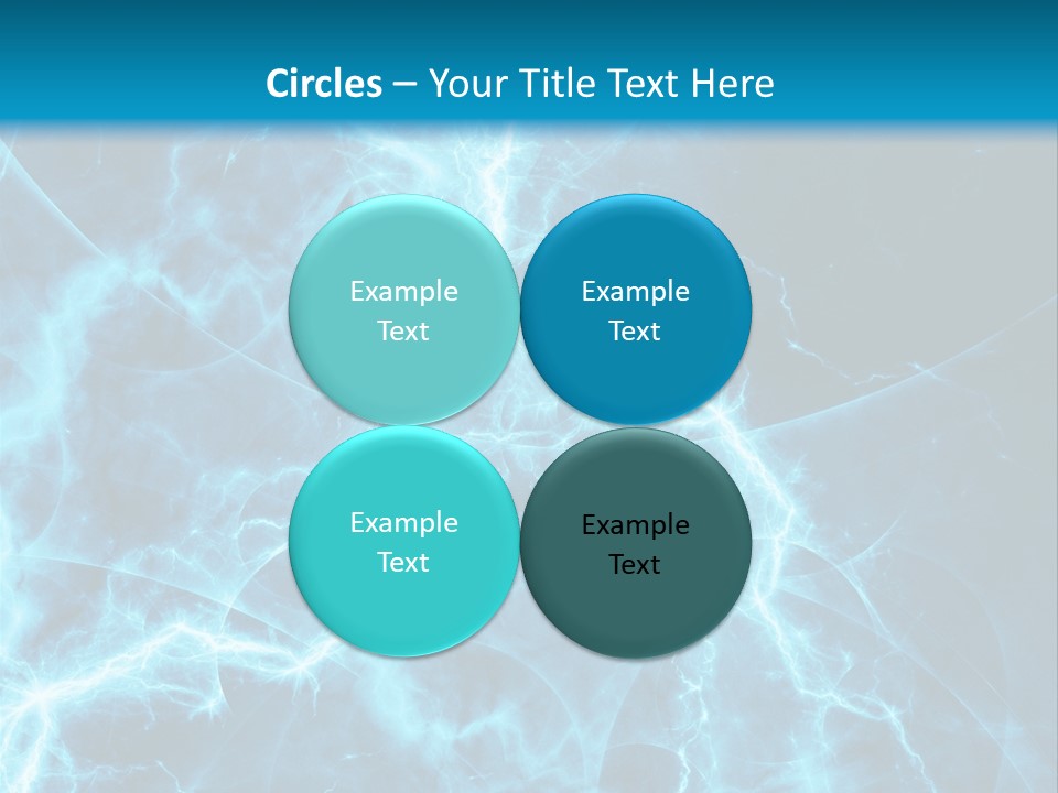 Cyan Power Art PowerPoint Template