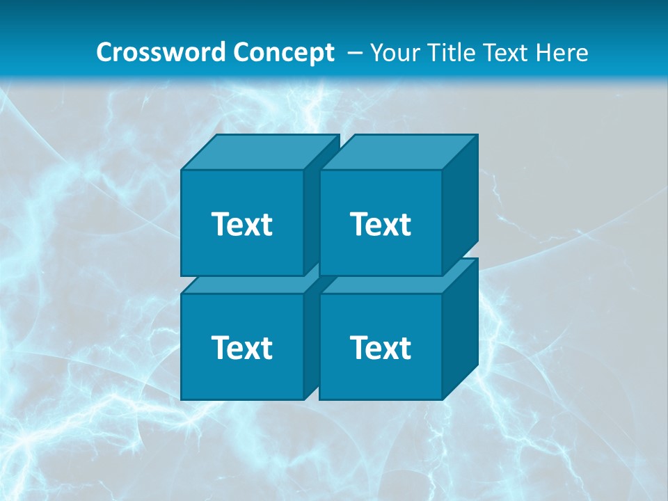 Cyan Power Art PowerPoint Template