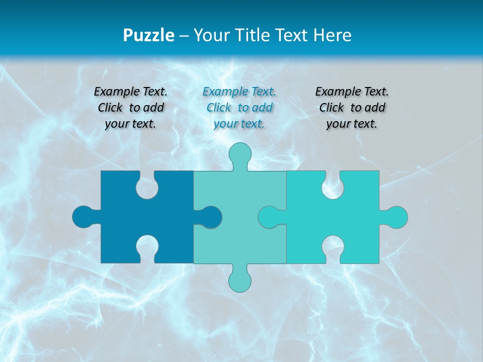 Cyan Power Art PowerPoint Template