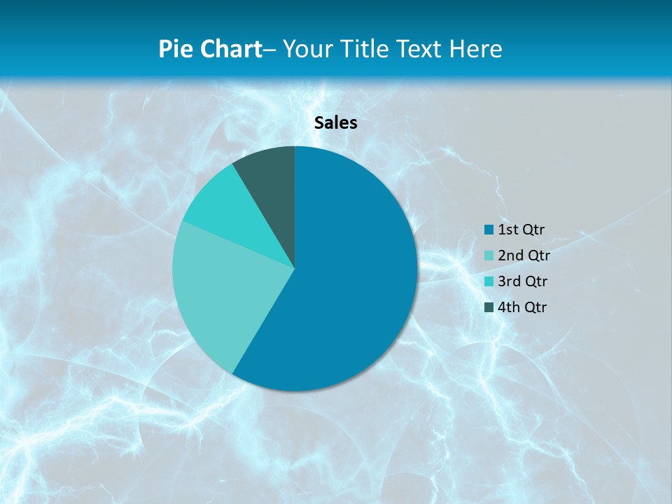 Cyan Power Art PowerPoint Template