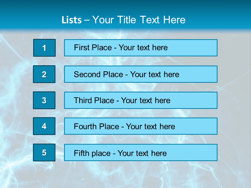 Cyan Power Art PowerPoint Template