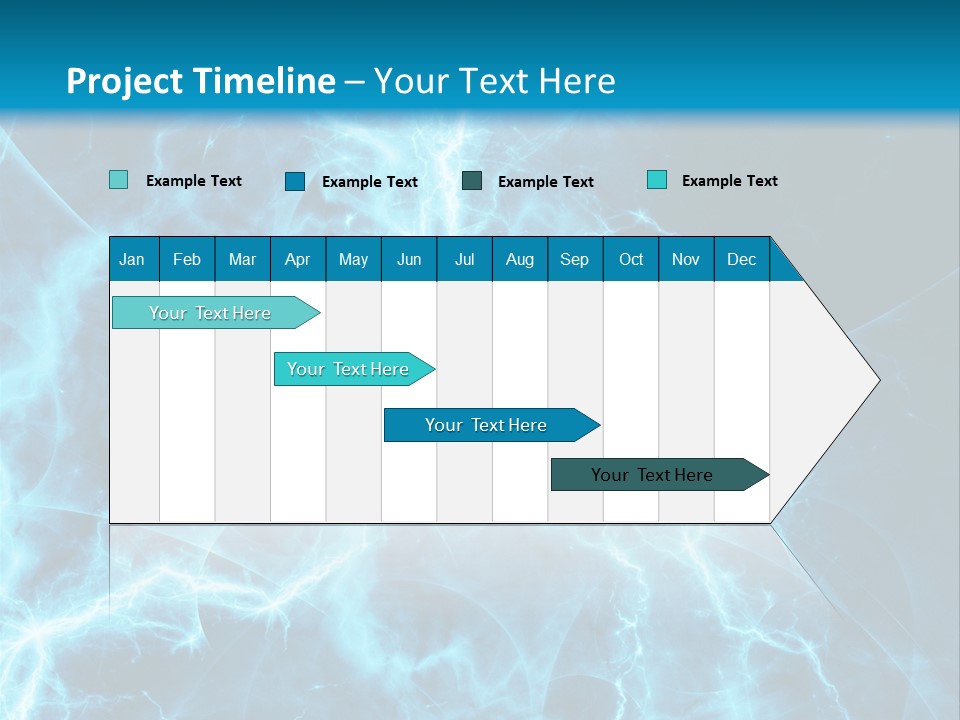 Cyan Power Art PowerPoint Template