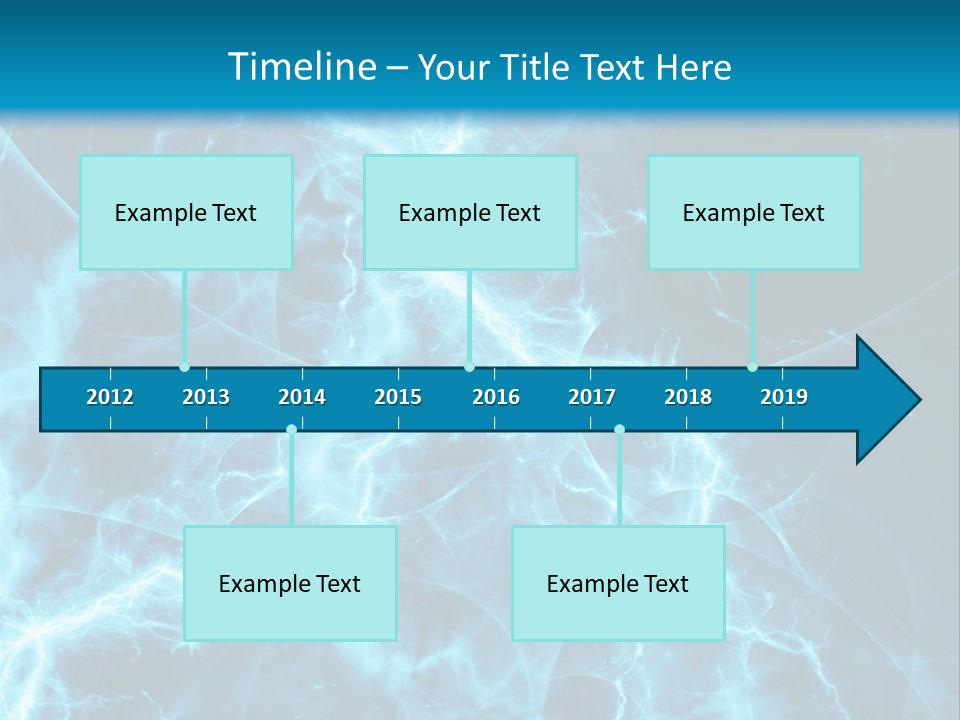 Cyan Power Art PowerPoint Template