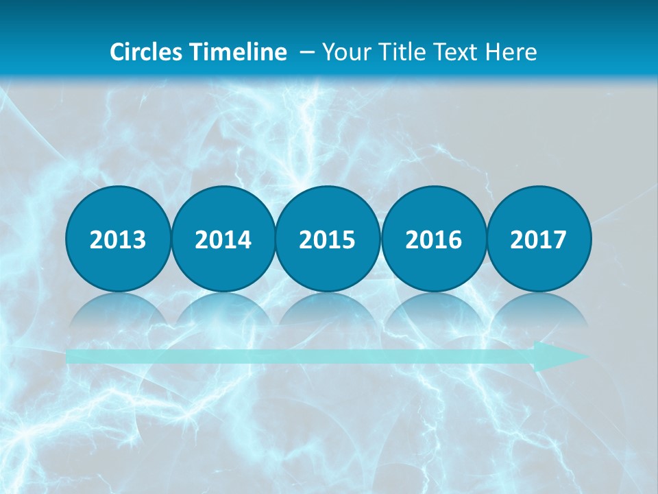 Cyan Power Art PowerPoint Template