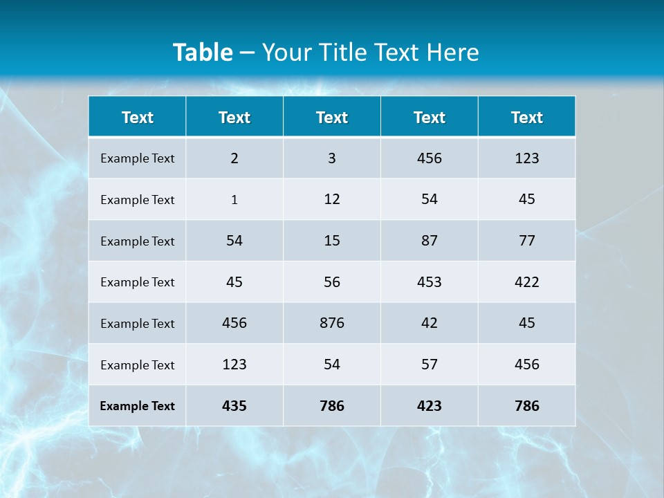 Cyan Power Art PowerPoint Template