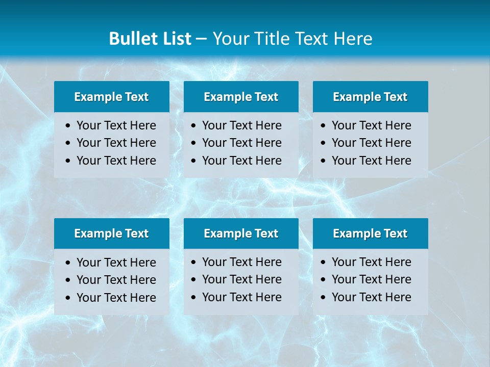 Cyan Power Art PowerPoint Template