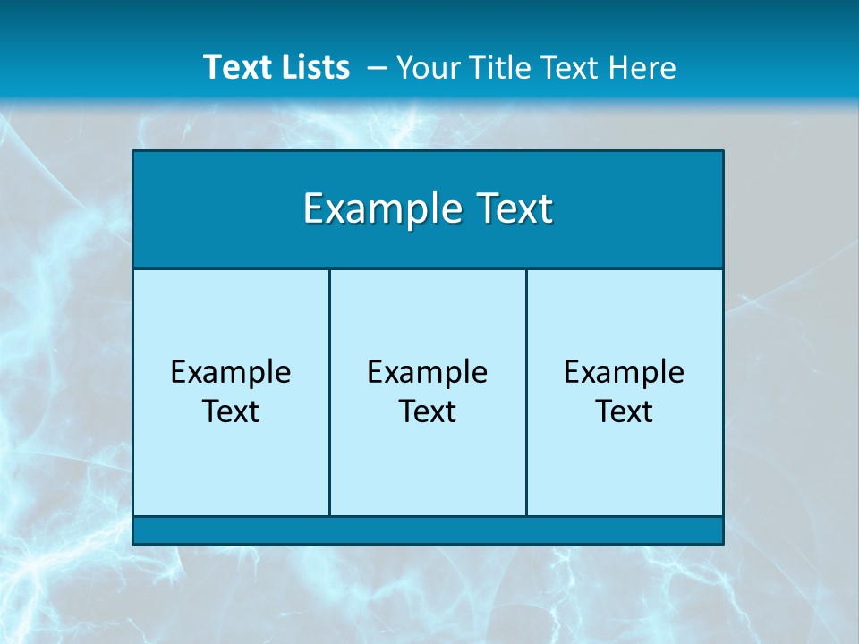 Cyan Power Art PowerPoint Template
