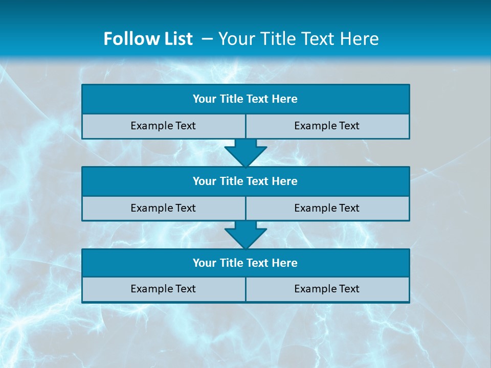 Cyan Power Art PowerPoint Template