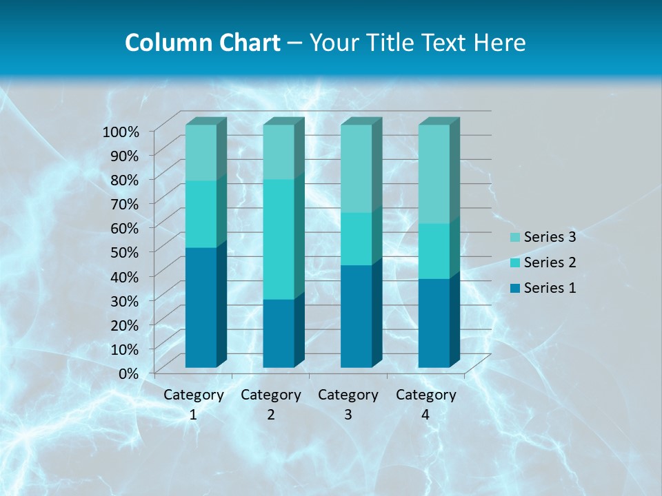 Cyan Power Art PowerPoint Template