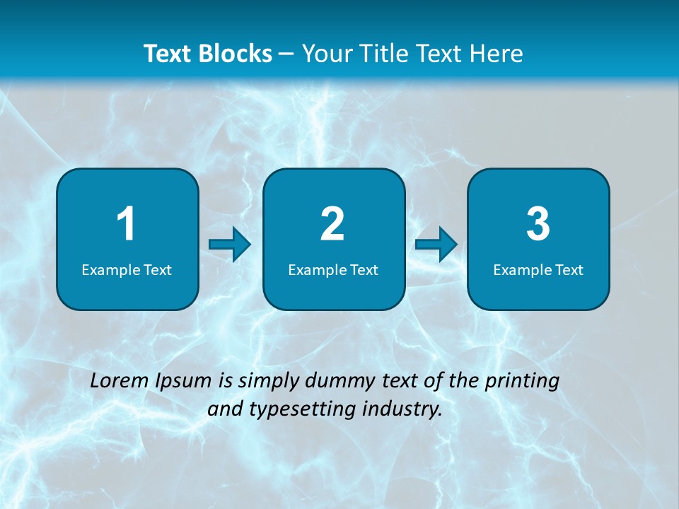 Cyan Power Art PowerPoint Template