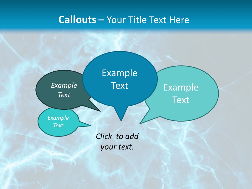 Cyan Power Art PowerPoint Template