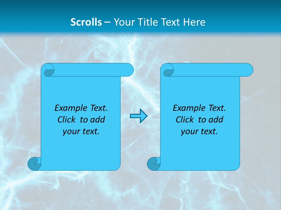 Cyan Power Art PowerPoint Template