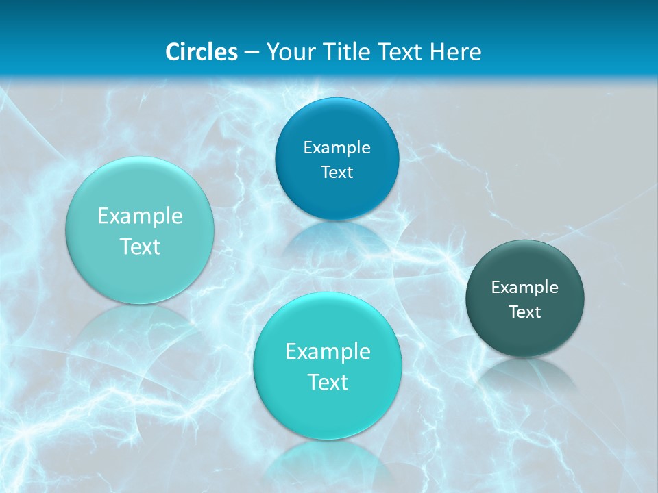Cyan Power Art PowerPoint Template