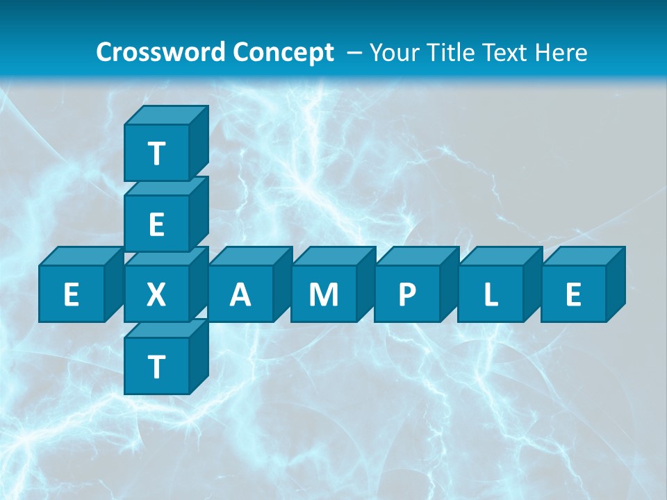 Cyan Power Art PowerPoint Template