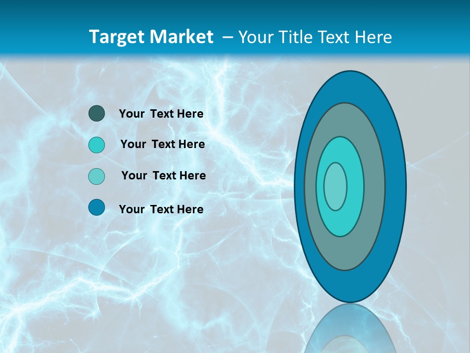 Cyan Power Art PowerPoint Template