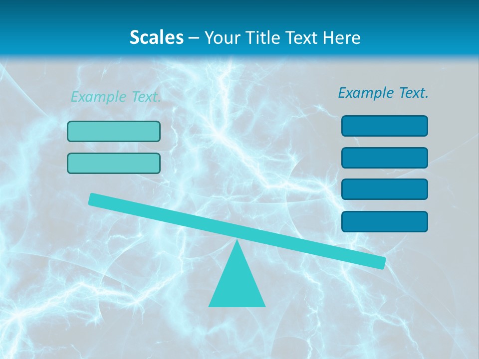 Cyan Power Art PowerPoint Template