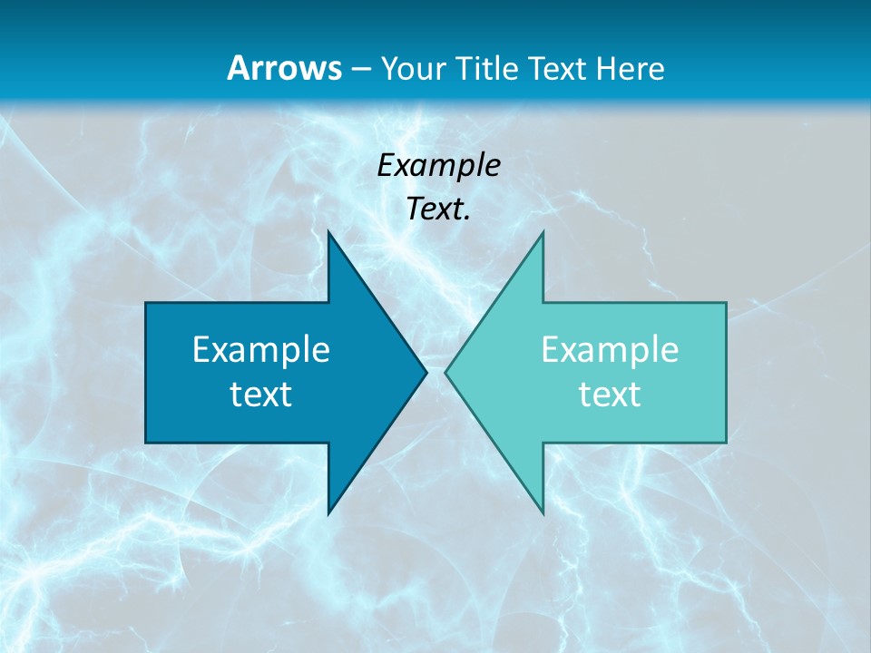 Cyan Power Art PowerPoint Template