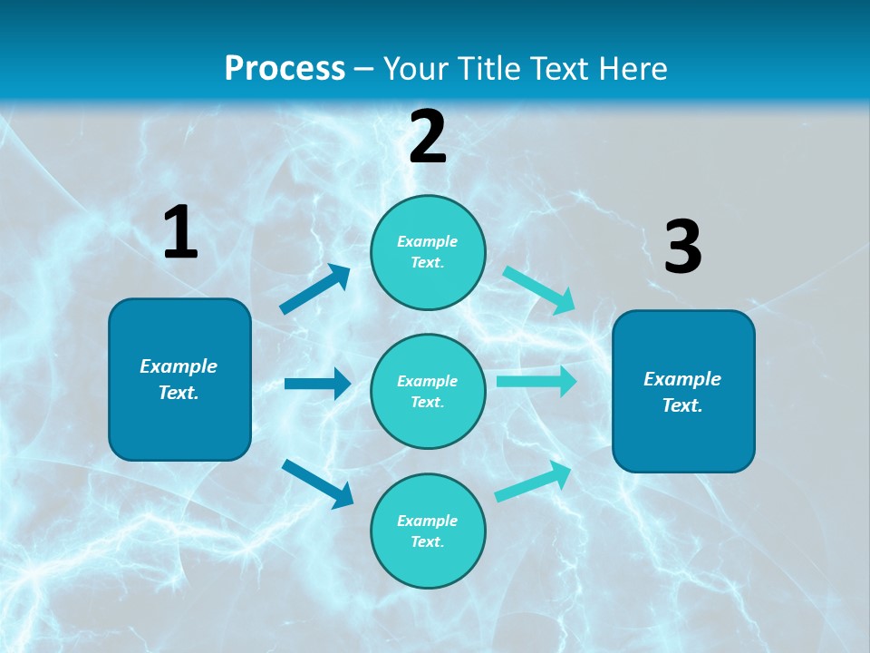 Cyan Power Art PowerPoint Template