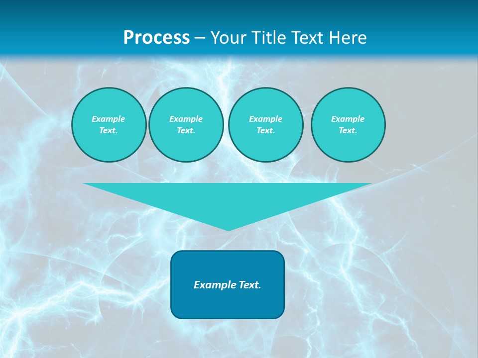 Cyan Power Art PowerPoint Template