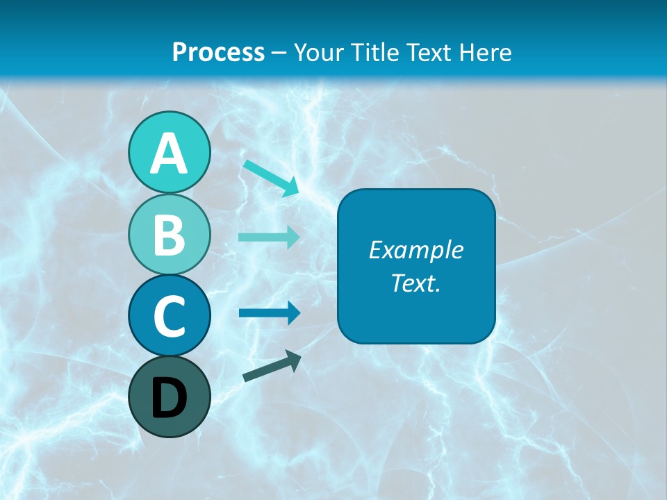 Cyan Power Art PowerPoint Template