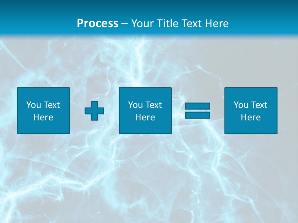 Cyan Power Art PowerPoint Template