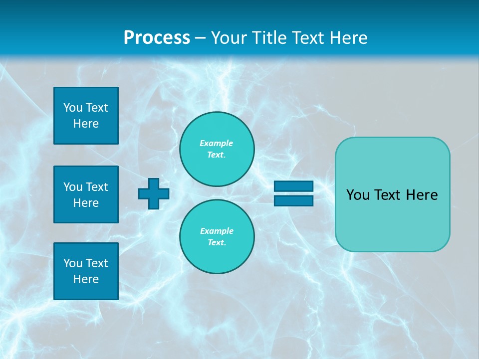 Cyan Power Art PowerPoint Template