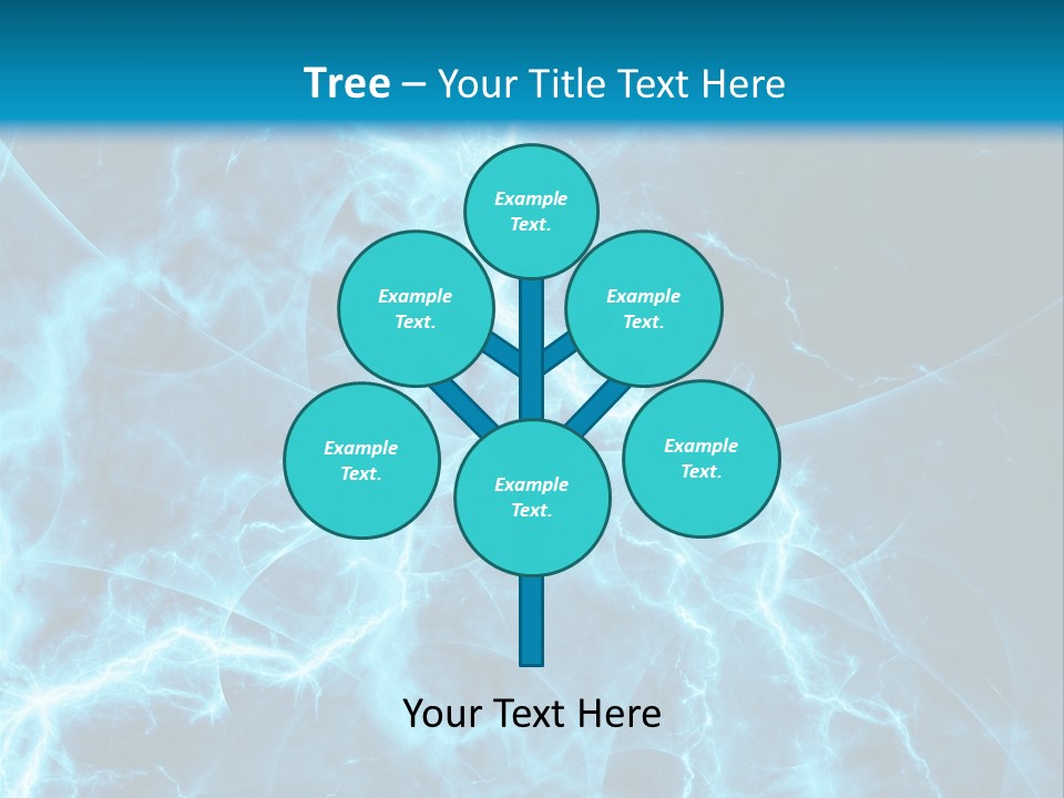 Cyan Power Art PowerPoint Template