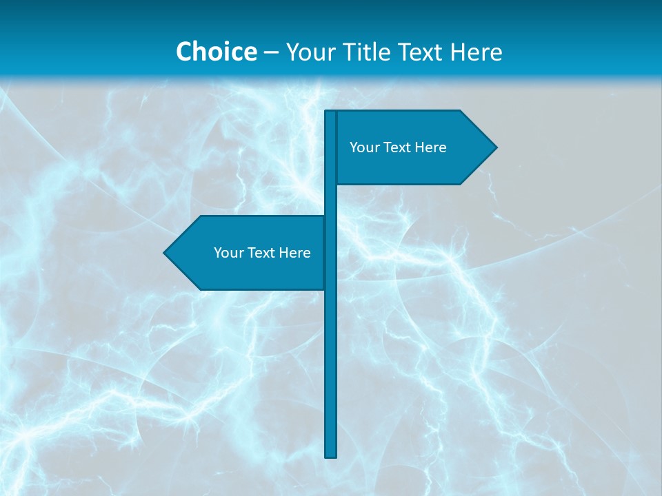 Cyan Power Art PowerPoint Template