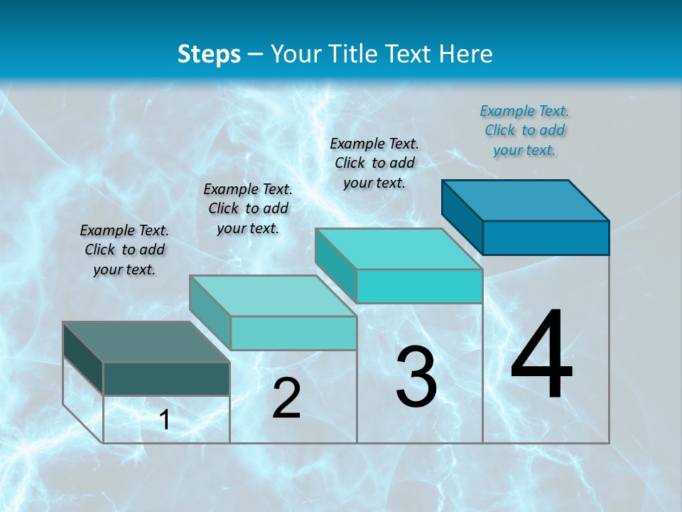 Cyan Power Art PowerPoint Template