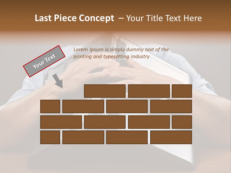 Frustration Male Man PowerPoint Template