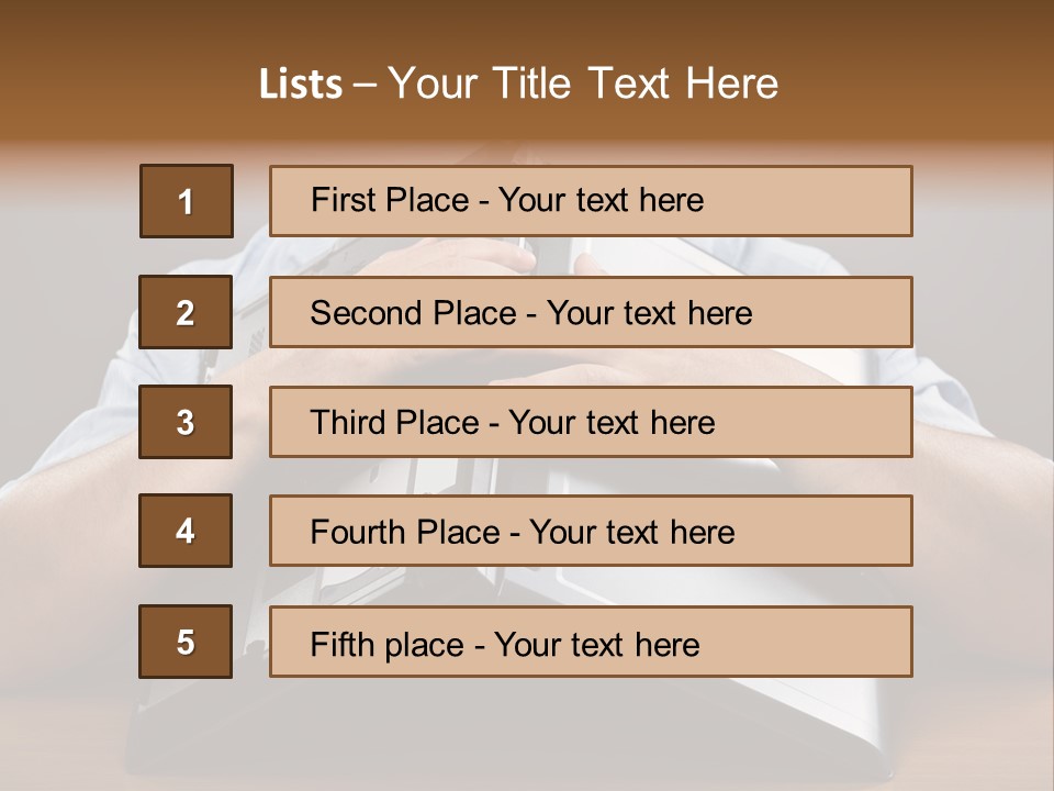 Frustration Male Man PowerPoint Template
